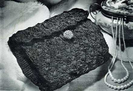 Crochet Victorian Drawstring Purse Pattern by Selina Veronique