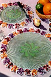 pansy doily luncheon set