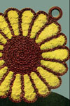 sunflower potholder