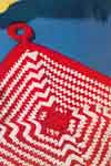 red and white pot holder pattern