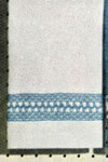 white guest towel insertion pattern