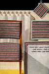 striped kitchen set pattern