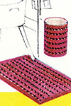 Rug and Basket Cover pattern