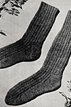 Men's Ribbed Socks Pattern