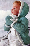 reversible knitted baby set pattern