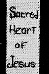 Sacred Heart Bookmark Pattern