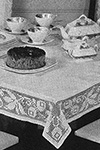 Trailing Vine Tablecloth Pattern