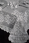 Peacock Parade Tablecloth pattern