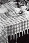Chequers Tablecloth pattern