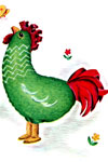 Henry Rooster toy pattern
