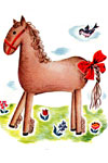 Peter Horse toy pattern