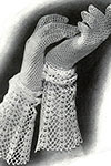 Gloves with Lace Cuff pattern