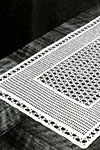 Lacet Table Runner pattern