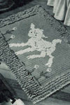 crocheted lamb rug pattern