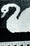 white swan rug pattern