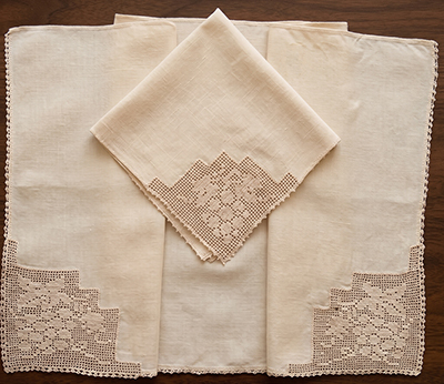 Grape Buffet Cloth and Napkin Pattern #86