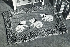 Kitten Rug Pattern #5108