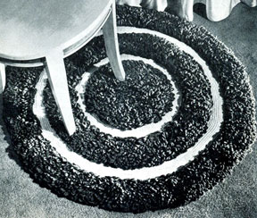 Ring Around 'o Loops Rug Pattern #5111