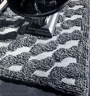 Two Tone Modern Rug Pattern #5112