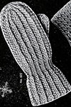 Women's Two-Needle Mittens
