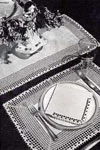 Place Mats, Runner & Napkins Edging