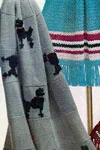 French Poodles Crochet Afghan