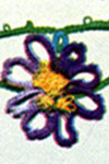 Posies-Shaded Purple Edging &amp; Insertion