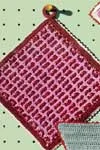 Woven Plaid Pot Holder #S-704