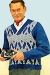 Mountain Cabin V-Neck Sweater