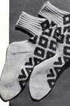 Bold Diamond Argyle Socks