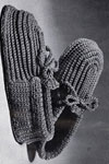 Men's Crocheted Slippers