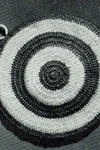 Striped Circle Pot Holder