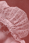 Boudoir Cap of Hairpin Crochet