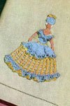 Crinoline Lady Motif Guest Towel
