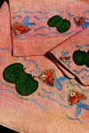 Gold Fish Bath Set