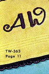 Monogram Guest Towel
