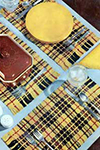 Tartan Place Mats and Potholder
