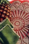 Pineapple Wheel Luncheon Mat & Napkin Edging