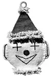 Circus Clown Potholder