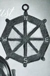 Ship's Wheel Potholder