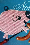 Pink Pig Potholder