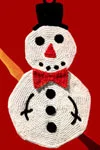 Snow Man Potholder