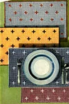 Clematis Place Mat & Glass Jacket