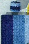 Shaded Stripes Place Mat & Glass Jacket