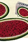 Watermelon Hot Plate Mats and Napkin Holder