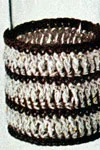 Brown and White Glass Jacket
