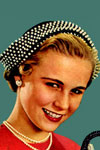 Sparkling Beaded Dutch Cap