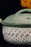 Milk Glass Casserole Jacket