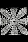 Royal Palm Tablecloth Motif