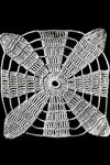 Royal Palm Tablecloth Motif